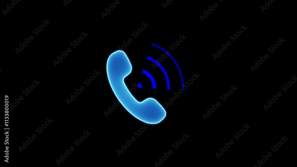 Incoming telephone call icon Animation on green screen chroma key and white background. Phone ring sign in 4K footage. Handset icon animation. Incoming telephone call icon Animation on green screen chroma key and white background. Phone ring sign in 4K footage. Handset icon animation.