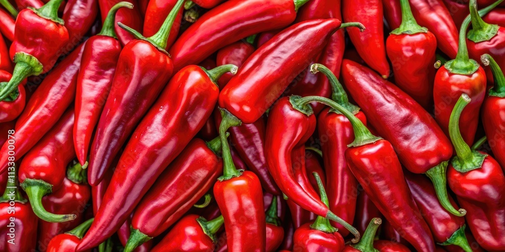 Low-light photography captures the vibrant red pattern of Capsicum annum L., a spicy food backdrop. Low-light photography captures the vibrant red pattern of Capsicum annum L., a spicy food backdrop.