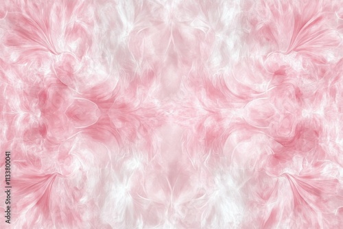 Ethereal Abstract Background Featuring Soft Pink and White Swirls, Perfect for Creative Designs, Textures, and Artistic Projects That Inspire Serenity