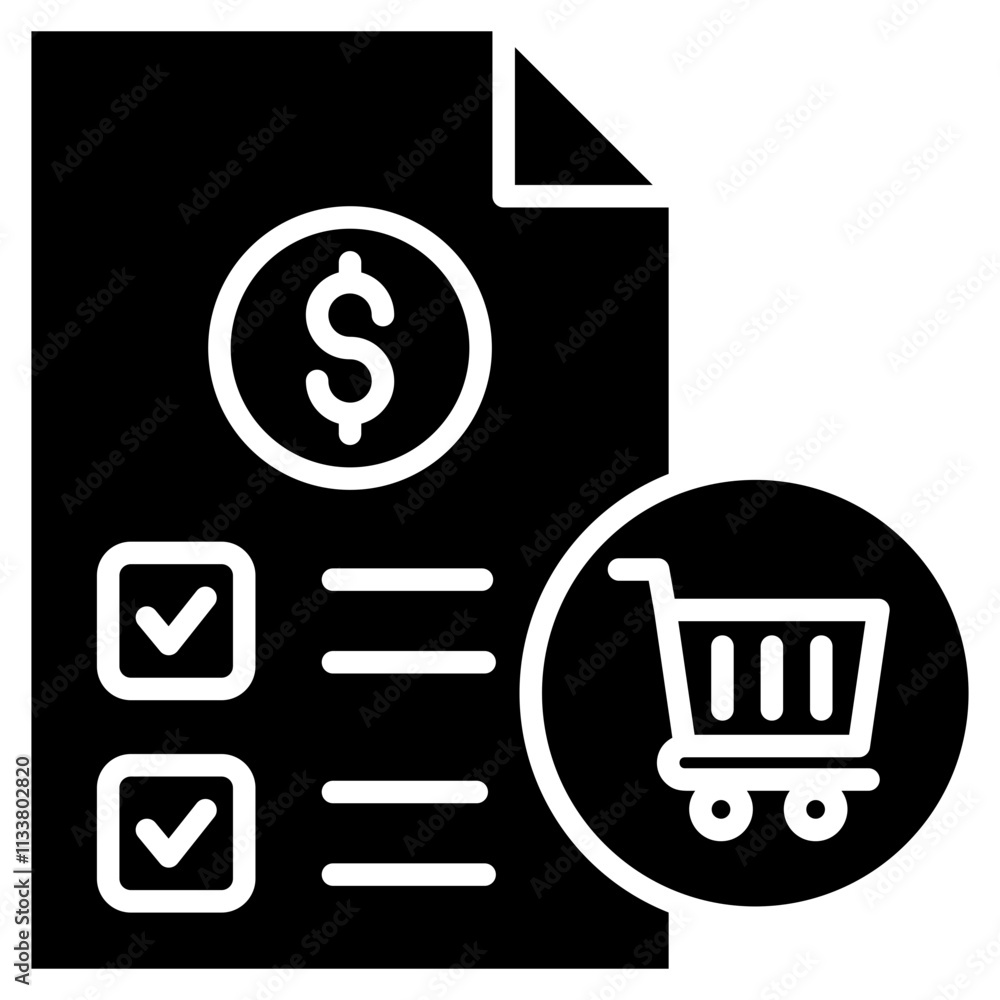 Purchase Order Icon Element For Design Purchase Order Icon Element For Design