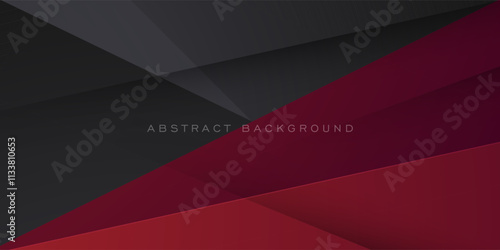 Futuristic abstract dark red and gray background. Overlap on dark color geometric pattern design. Modern overlap papercut background illustration. Eps10 vector
