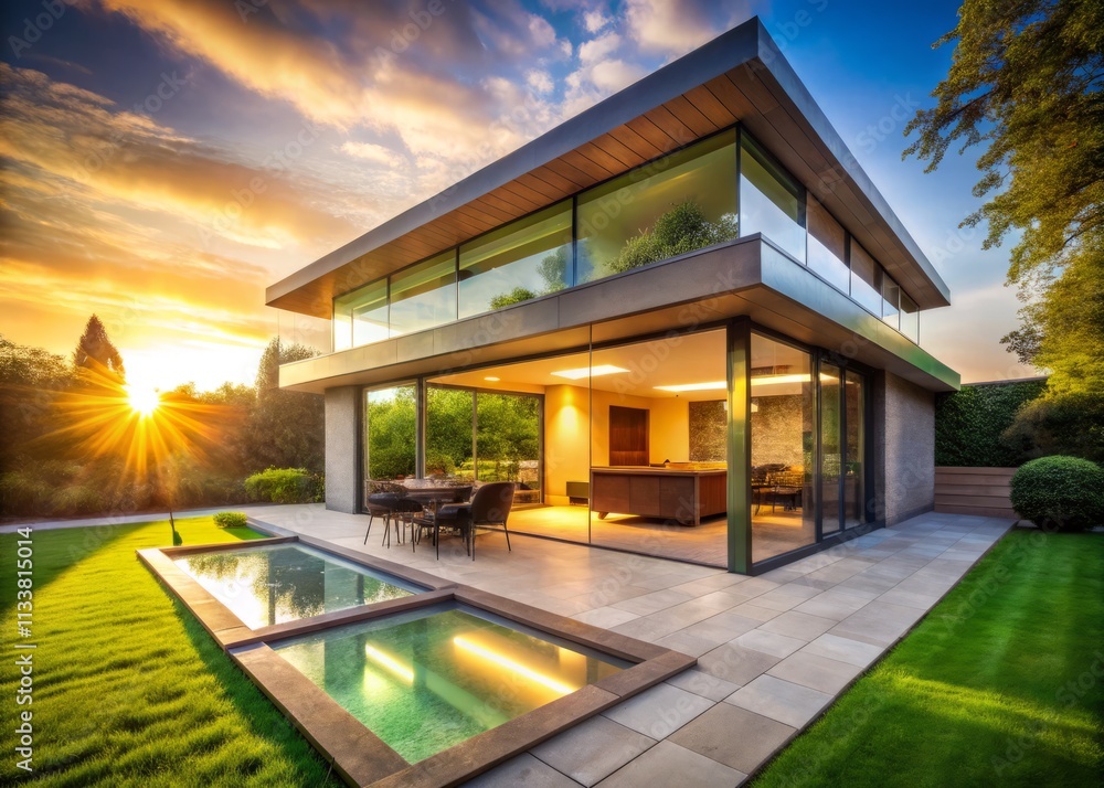 Fototapeta premium Stunning Home Extension Photos: Modern House Additions, Rear Extensions, Garage Conversions 