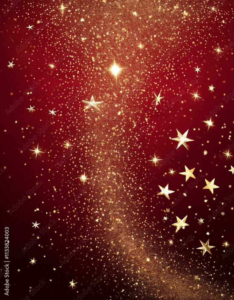 Red and Gold Festive Sparkle Background Red and Gold Festive Sparkle Background