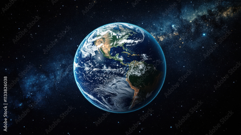 Earth viewed from space, showcasing its vibrant colors and natural beauty against starry background. This evokes sense of unity and wonder about our planet Earth viewed from space, showcasing its vibrant colors and natural beauty against starry background. This evokes sense of unity and wonder about our planet