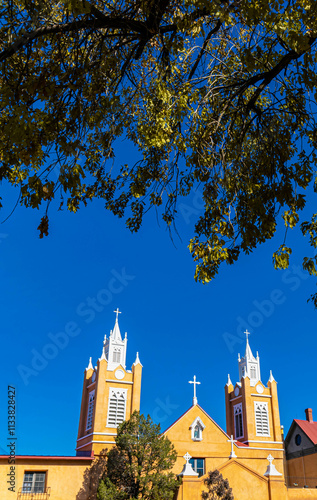 San Felipe de Neri Catholic Church, Old Town Plaza, Albuquerque, New Mexico, USA photo