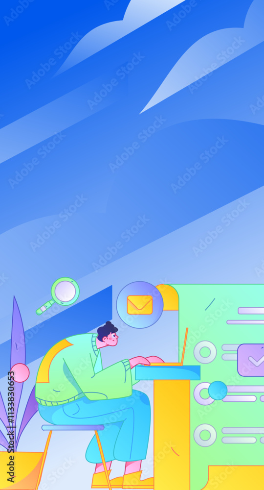 Communicate with consultants flat vector character concept operation hand drawn illustration
Communicate with consultants flat vector character concept operation hand drawn illustration