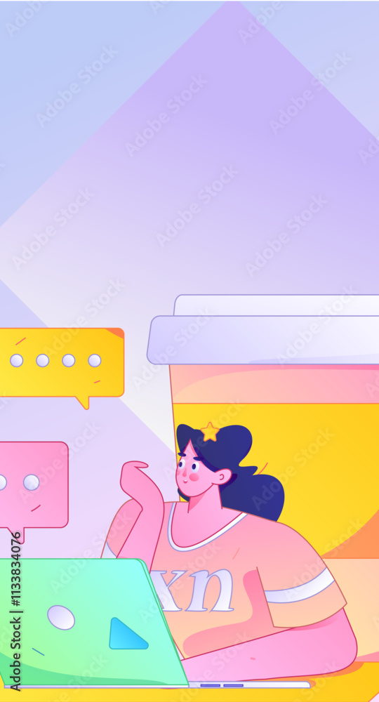 Communicate with consultants flat vector character concept operation hand drawn illustration
Communicate with consultants flat vector character concept operation hand drawn illustration