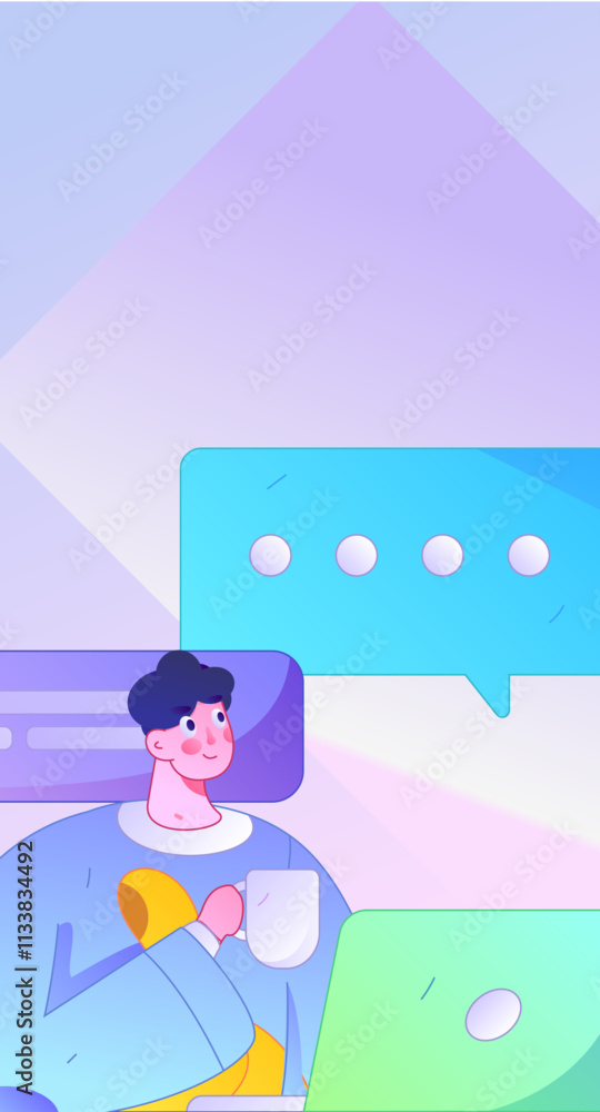 Communicate with consultants flat vector character concept operation hand drawn illustration
Communicate with consultants flat vector character concept operation hand drawn illustration