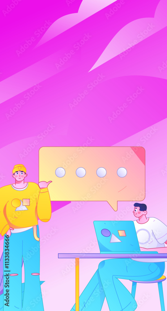 Communicate with consultants flat vector character concept operation hand drawn illustration
Communicate with consultants flat vector character concept operation hand drawn illustration