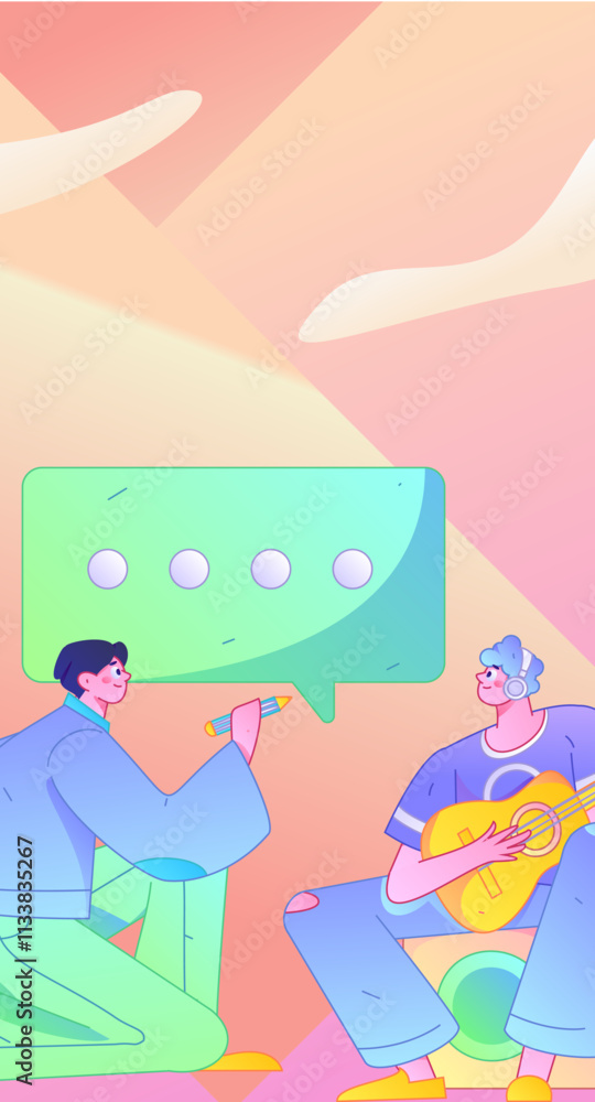 Communicate with consultants flat vector character concept operation hand drawn illustration
Communicate with consultants flat vector character concept operation hand drawn illustration