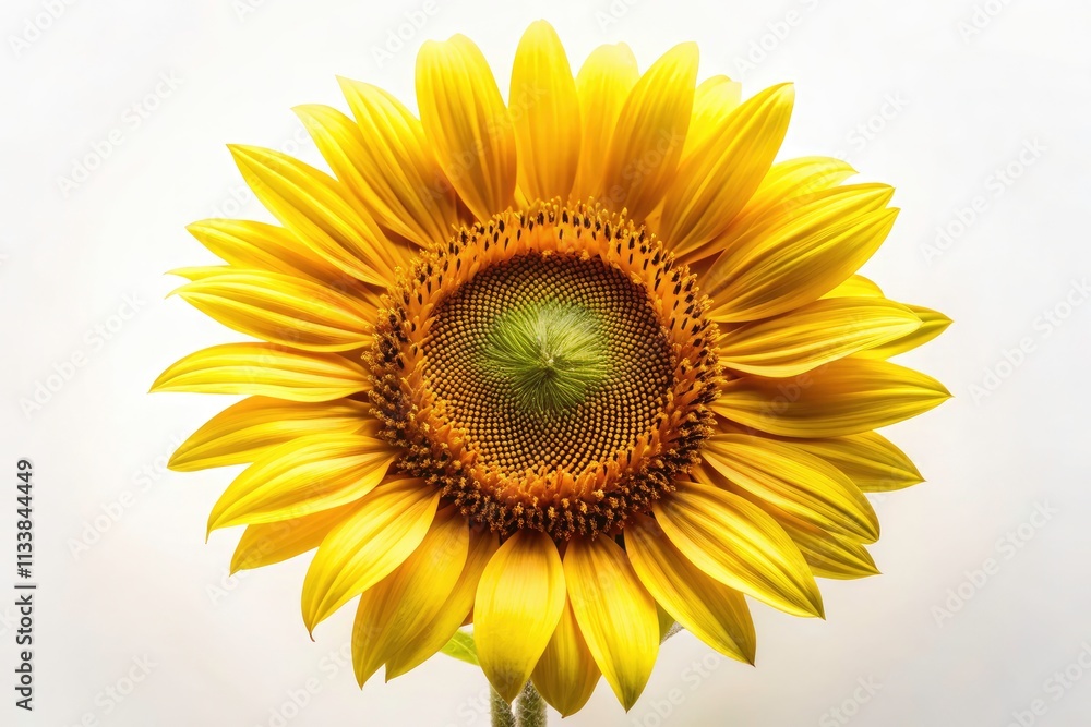 Fototapeta premium Beautiful, isolated sunflower PNGs. High-resolution photos with long exposure effects; breathtaking imagery.