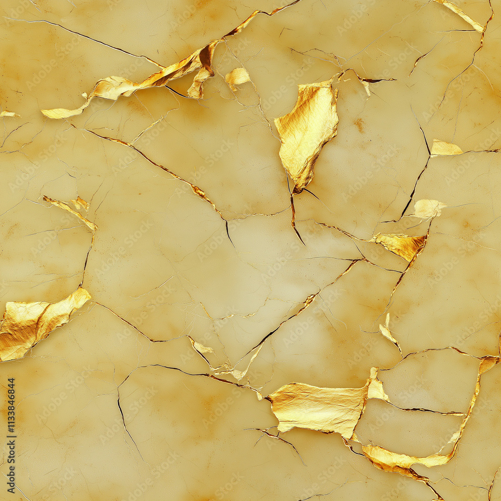 The seamless of golden Christmas background The seamless of golden Christmas background