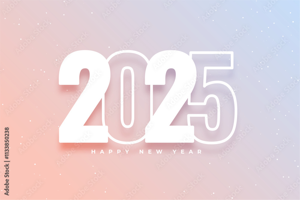 2025 new year holiday background in papercut style 2025 new year holiday background in papercut style