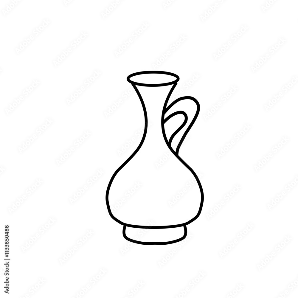 Vase line icon Vase line icon