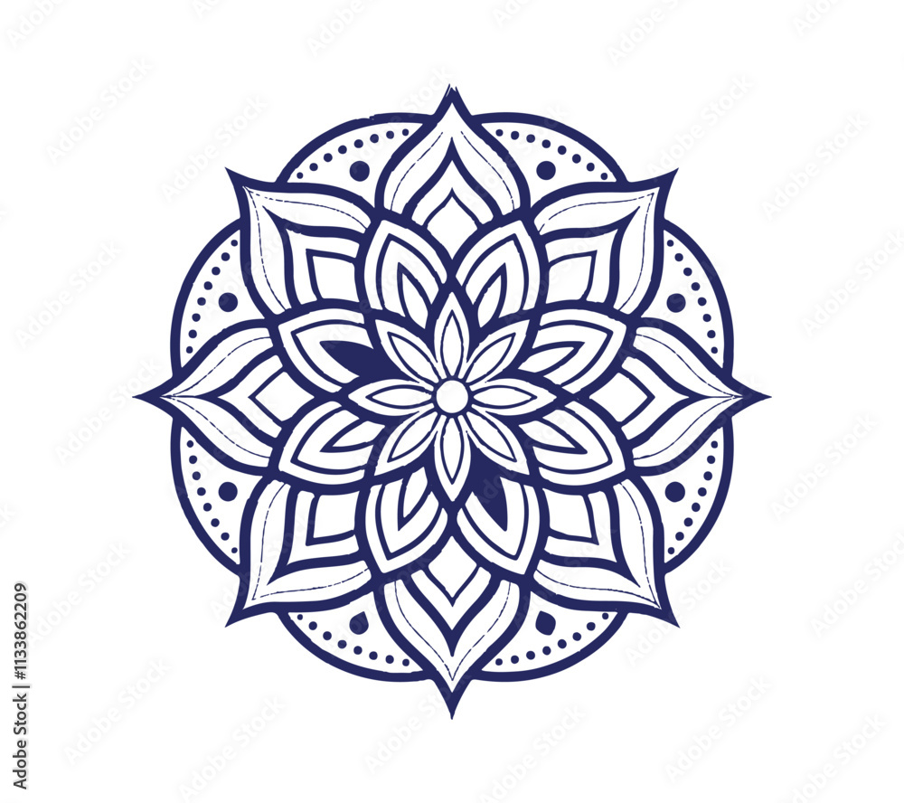 Luxury Mandala vector silhouette Luxury Mandala vector silhouette