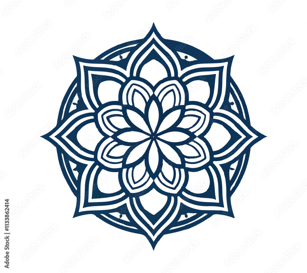 Luxury Mandala vector silhouette Luxury Mandala vector silhouette