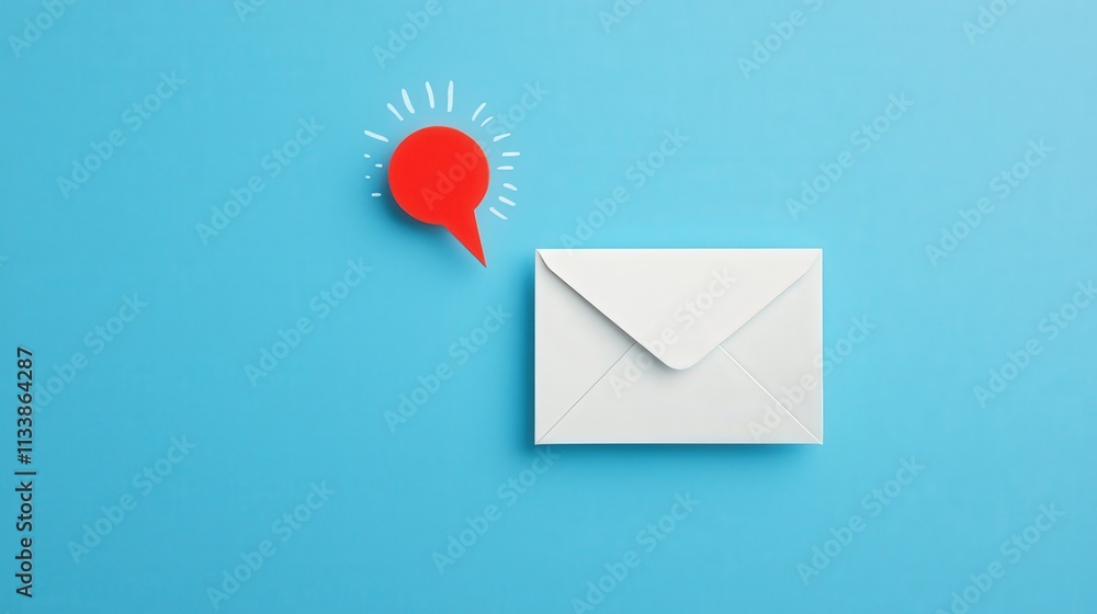 Illustration of an email verification message popping up after registration Illustration of an email verification message popping up after registration