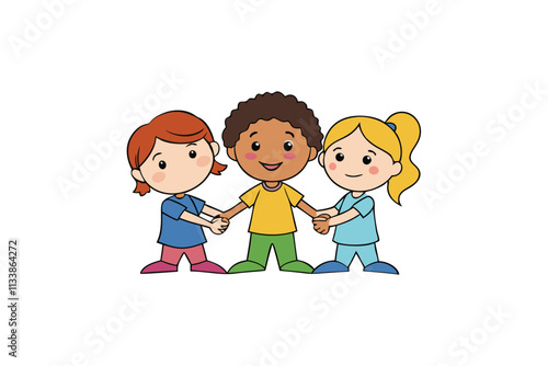 children playing in the park
