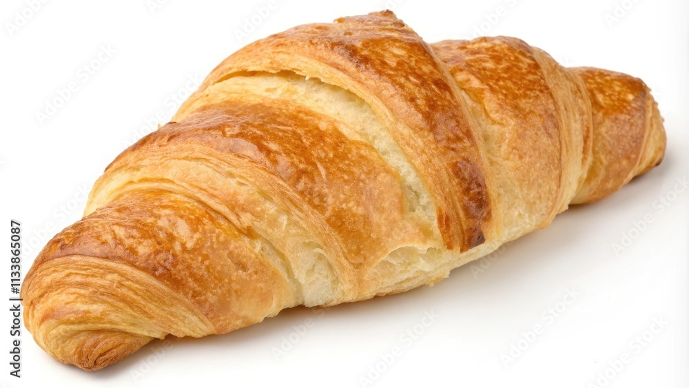 A golden-brown croissant, a delectable pastry delight with flaky layers and a rich buttery aroma, freshly baked and ready to be enjoyed. A golden-brown croissant, a delectable pastry delight with flaky layers and a rich buttery aroma, freshly baked and ready to be enjoyed.