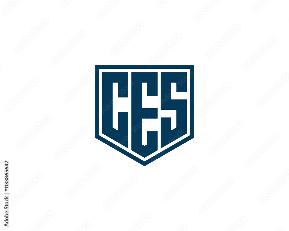 CES logo design vector template. CES CES logo design vector template. CES