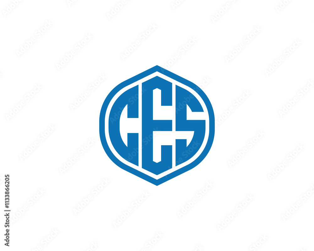 CES logo design vector template. CES CES logo design vector template. CES