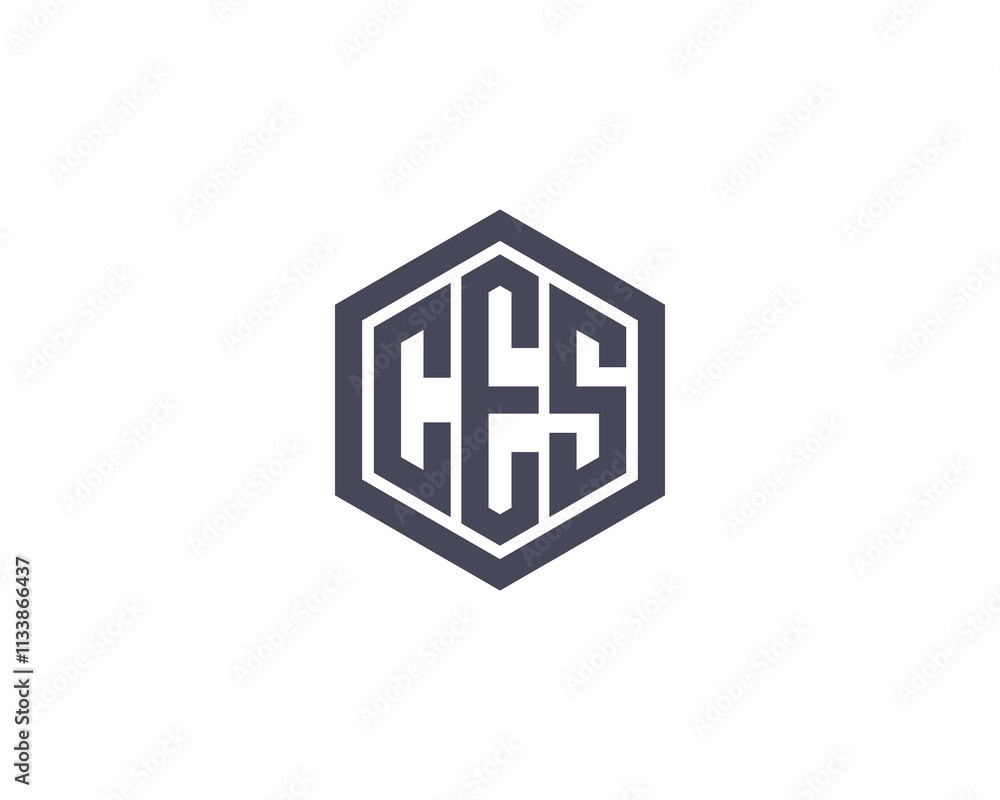 CES logo design vector template. CES CES logo design vector template. CES