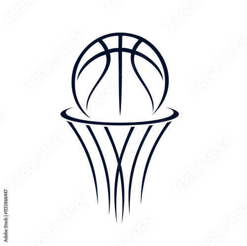 basketball hoop and net