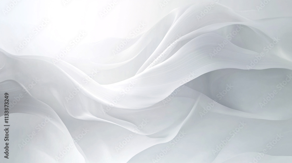 Obraz premium white silk background