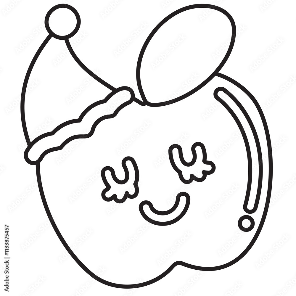 Outline of apple and Santa hat for fruit, vegan, cartoon character, mascot, cute patch, grocery shopping, supermarket, market, sticker, breakfast, lunch, diet, snack, colouring book, art, painting
Outline of apple and Santa hat for fruit, vegan, cartoon character, mascot, cute patch, grocery shopping, supermarket, market, sticker, breakfast, lunch, diet, snack, colouring book, art, painting