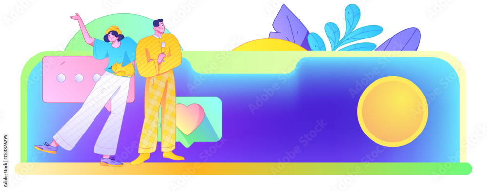 Communicate with consultants flat vector character concept operation hand drawn illustration
Communicate with consultants flat vector character concept operation hand drawn illustration