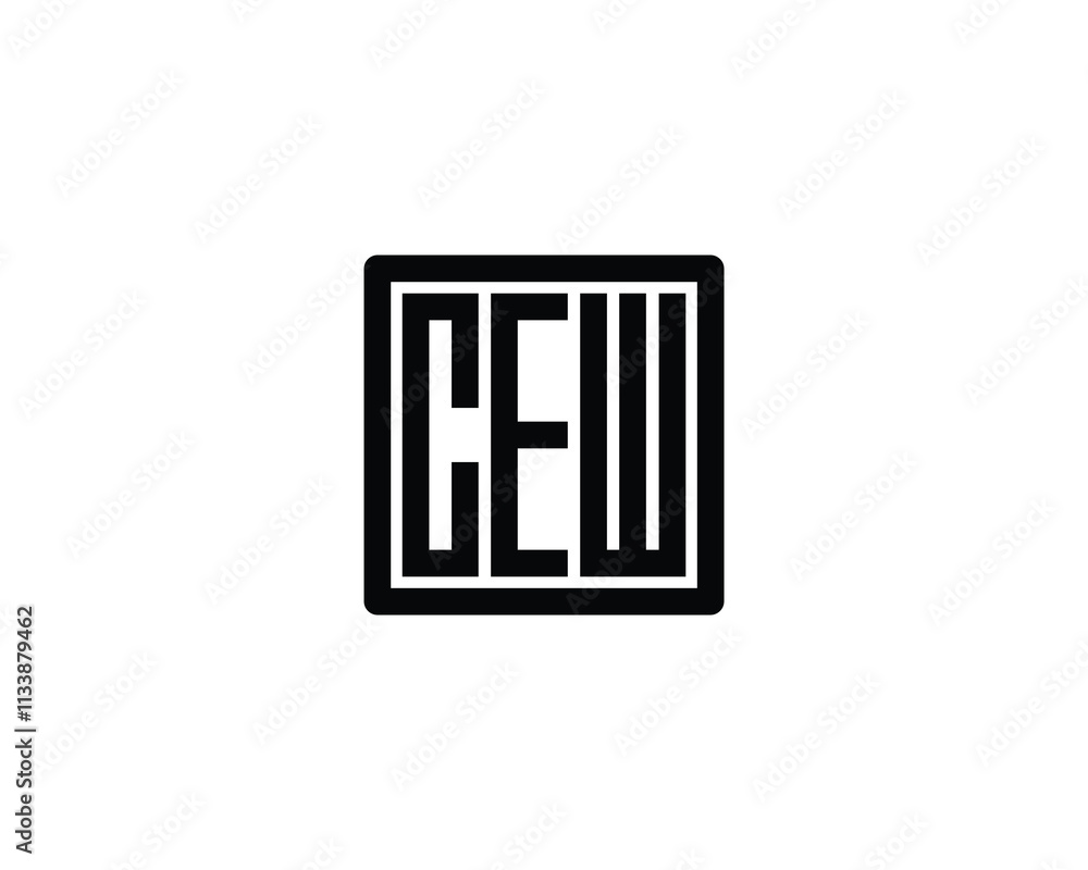 CEW logo design vector template. CEW CEW logo design vector template. CEW