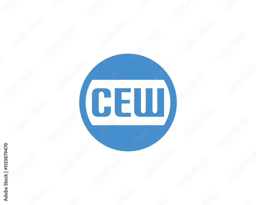 CEW logo design vector template. CEW CEW logo design vector template. CEW
