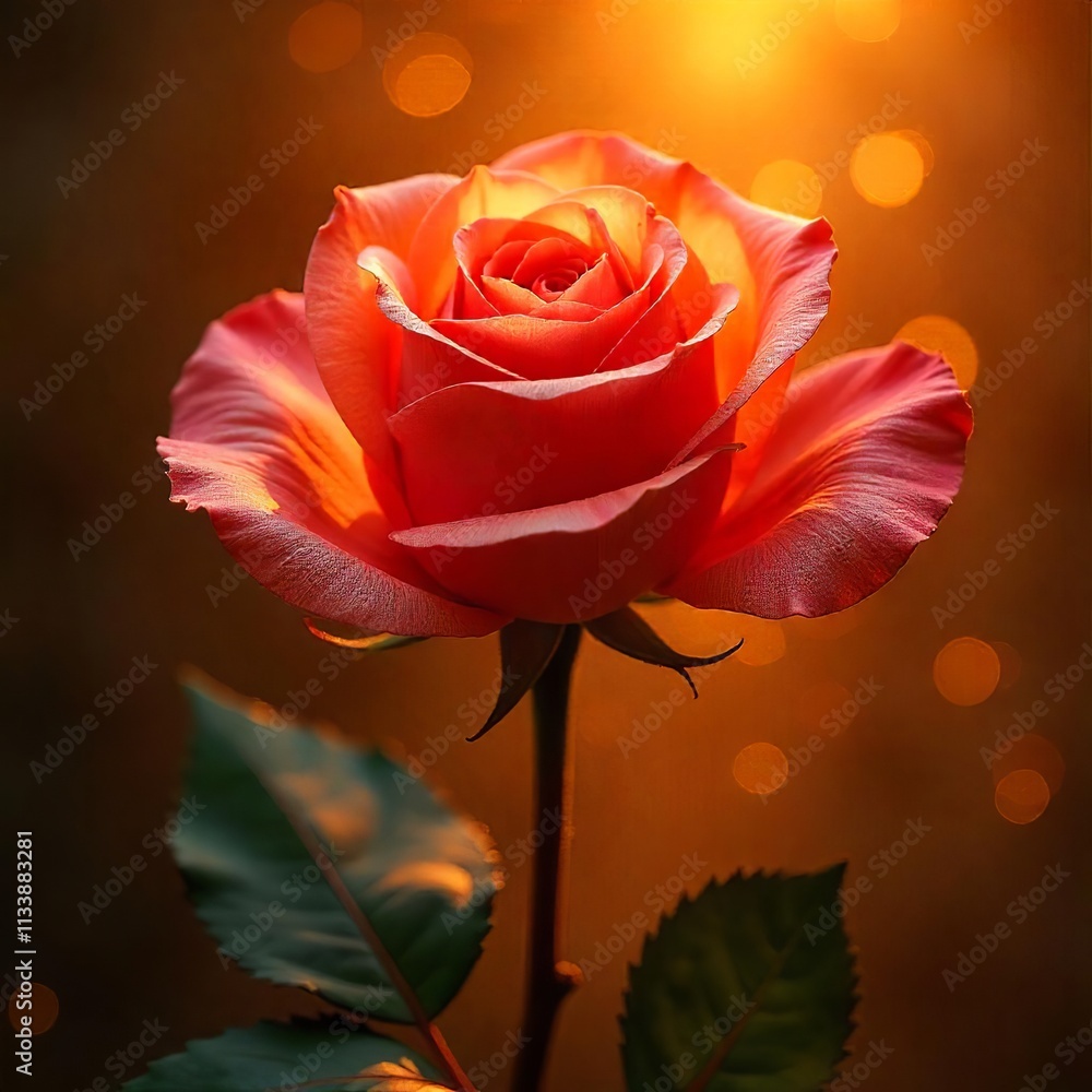 Fototapeta premium natural rose flower