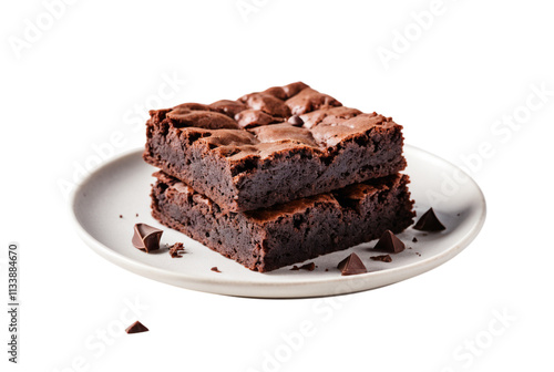 chocolate cake on plate