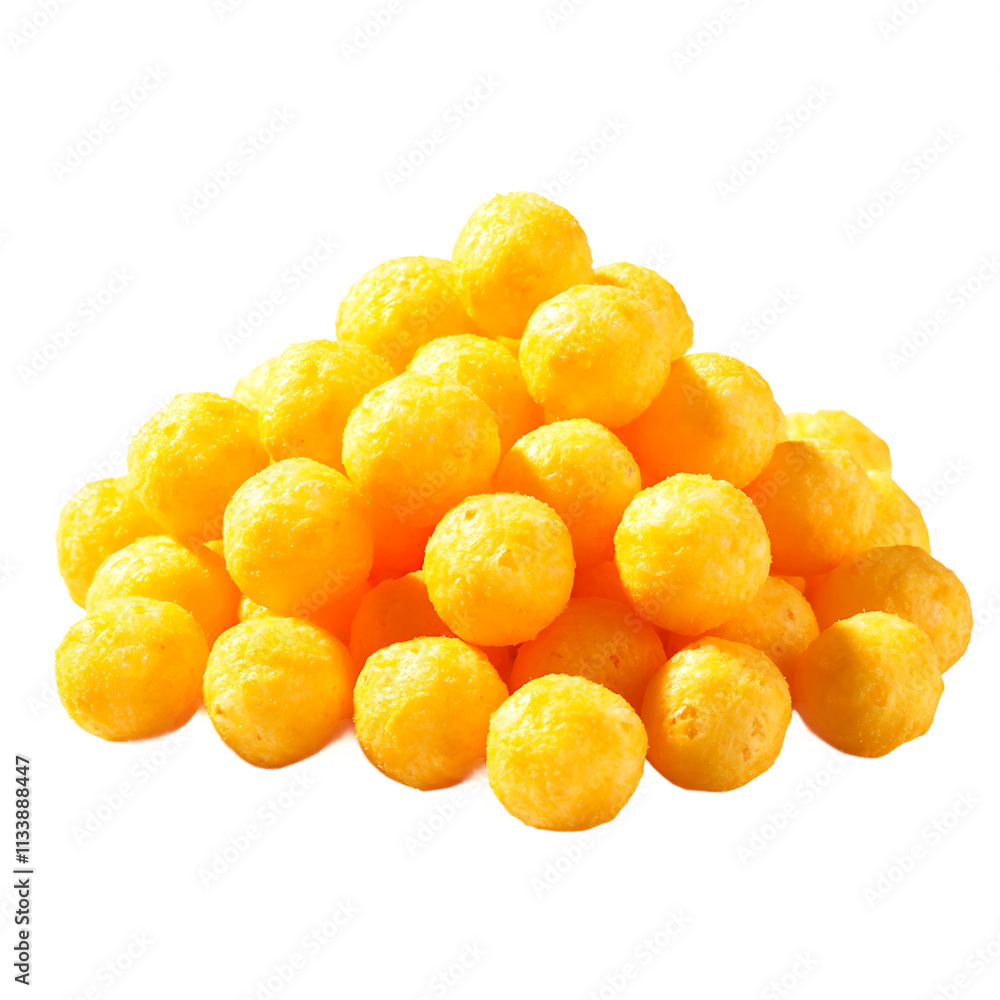 Pile of Cheese Puffs on Transparent Background
Pile of Cheese Puffs on Transparent Background