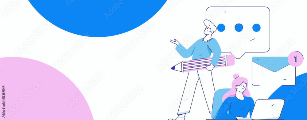 Communicate with consultants flat vector character concept operation hand drawn illustration
Communicate with consultants flat vector character concept operation hand drawn illustration
