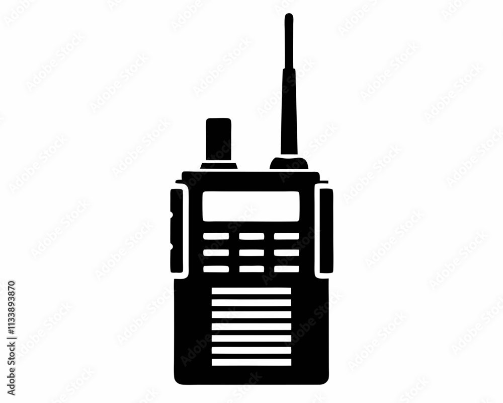 Walkie Talkie silhouette,Walkie Talkie vector icon Walkie Talkie silhouette,Walkie Talkie vector icon