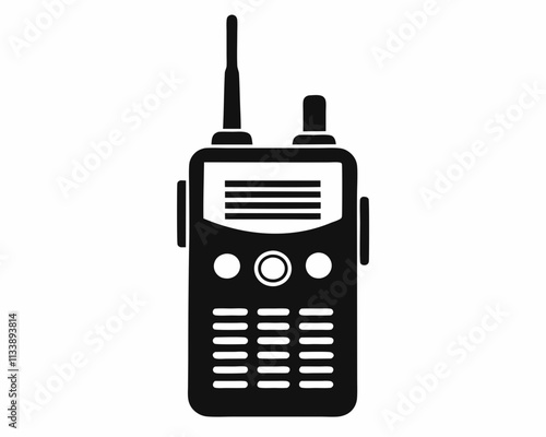 Walkie Talkie silhouette,Walkie Talkie vector icon