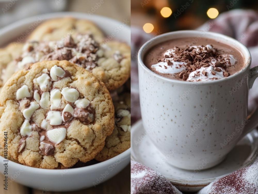 delicious cookies and hot chocolate for cozy moments delicious cookies and hot chocolate for cozy moments