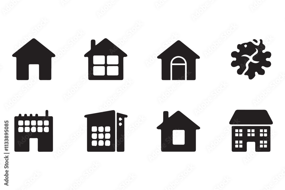 House Icons vector Collection
House Icons vector Collection