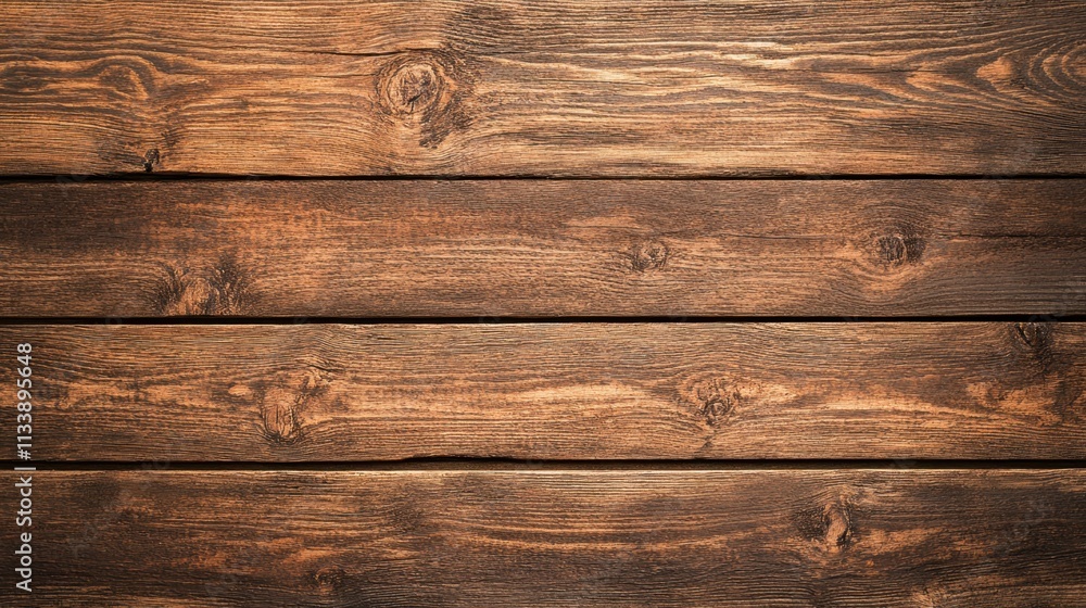 Obraz premium Rustic Brown Wood Plank Surface for Textures and Backgrounds
