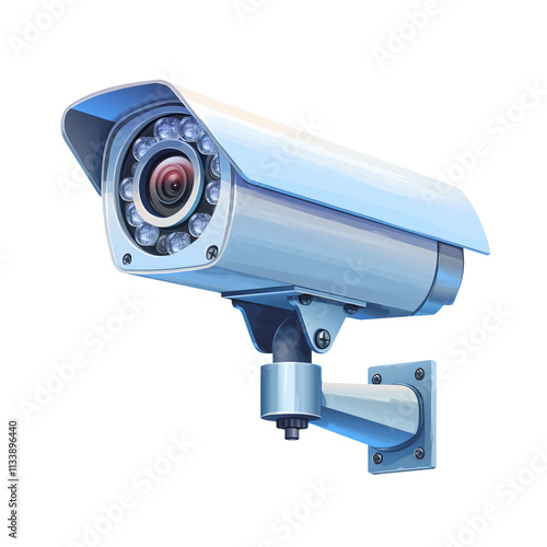 cctv smooth lighting' isolated transparent background photo