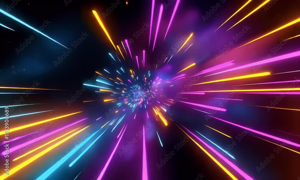 custom made wallpaper toronto digitalA dark background with neon light lines and laser beams, creating an immersive effect for the video game scene. The background is black, featuring glowing blue,