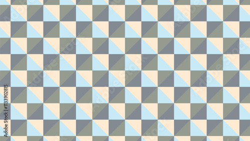 Multi color triangle background