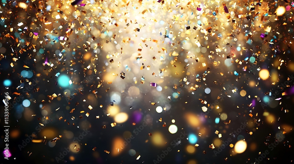 Bright Glitter Confetti, Perfect for Party Flyers Bright Glitter Confetti, Perfect for Party Flyers