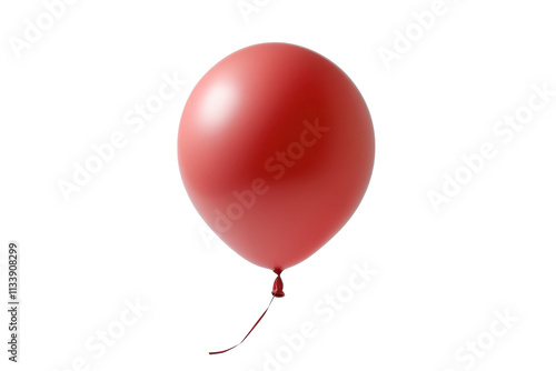 Brightly Colored Hydrogen Balloons Floating in the Air with isolated on transparent background photo