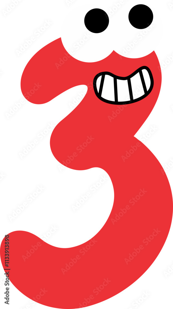 Obraz premium Cute Alphabet Character Element 