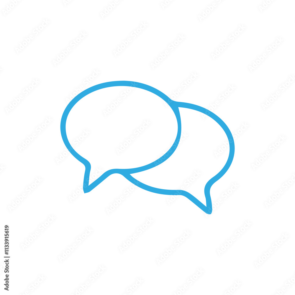 Comment icon speech bubble symbol. Speech bubble collection.Vector illustration Comment icon speech bubble symbol. Speech bubble collection.Vector illustration