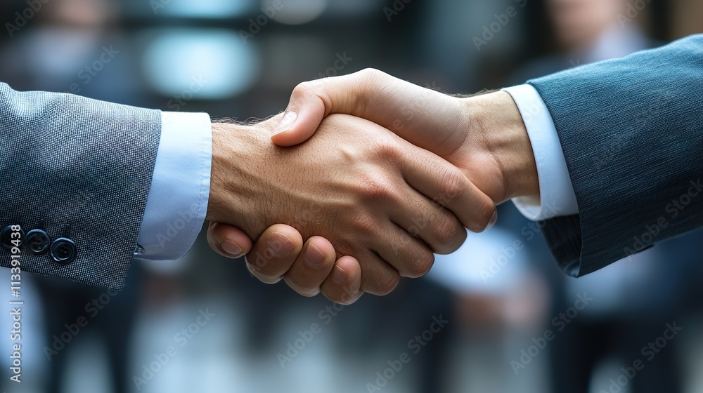 Business Handshake: Partnership, Deal, and Success Business Handshake: Partnership, Deal, and Success