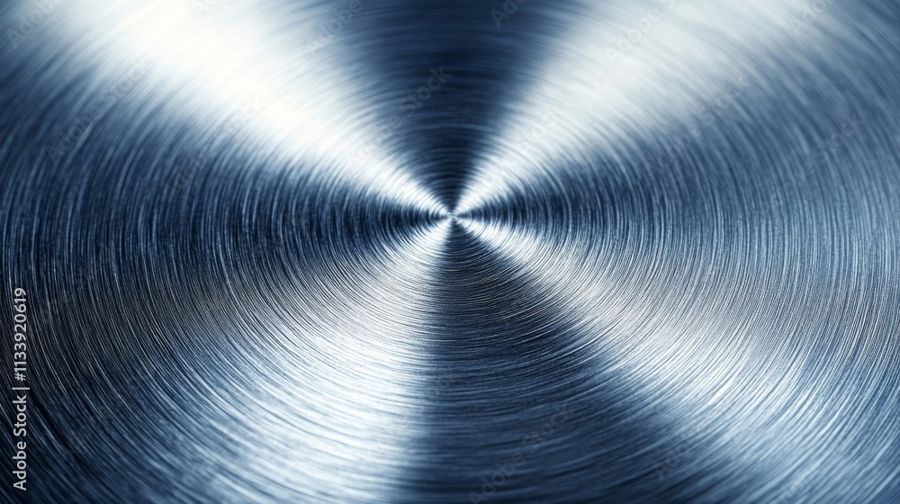 Close-up of Brushed Metal Surface with Circular Pattern Close-up of Brushed Metal Surface with Circular Pattern